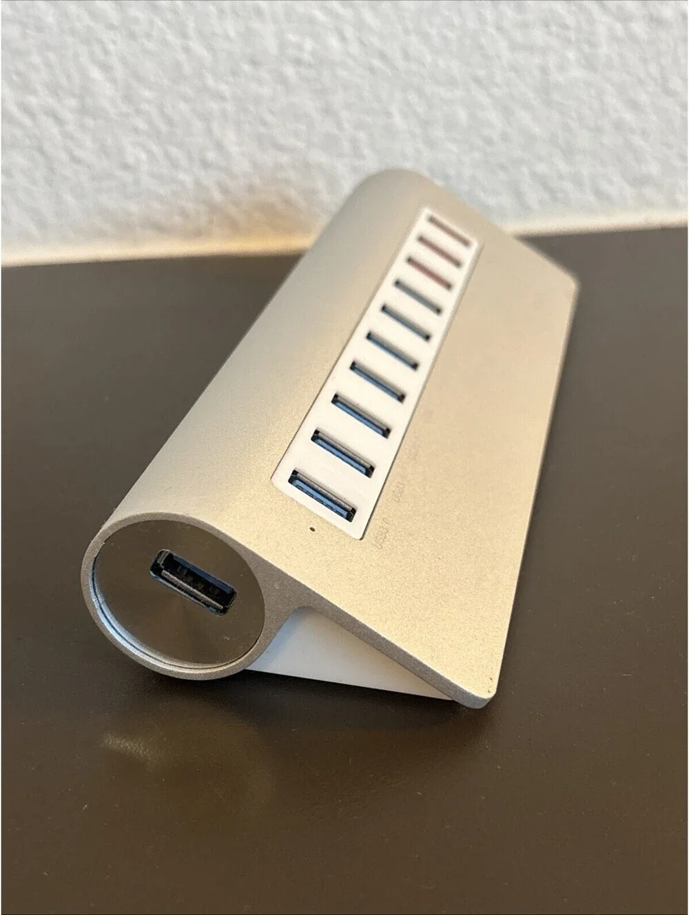 Aluminum Alloy 10 Port USB3.0 Slope Design HUB